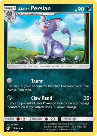 Alolan Persian (79) - Sun & Moon