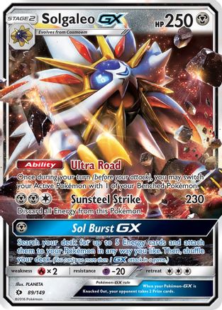 Solgaleo GX (89) Holofoil - Sun & Moon
