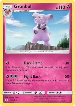 Granbull (91/149) [Sun & Moon: Base Set] | Silver Goblin