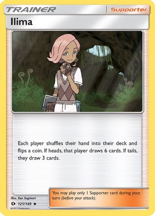 Ilima (121/149) [Sun & Moon: Base Set] | Silver Goblin