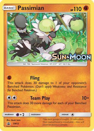 Passimian (SM12) [Sun & Moon: Black Star Promos] | Silver Goblin