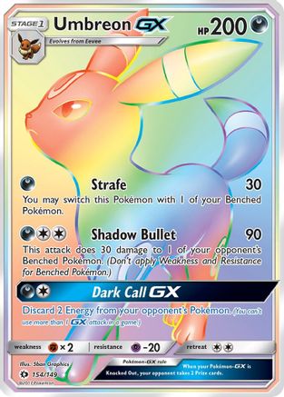 Umbreon GX (154/149) [Sun & Moon: Base Set] | Silver Goblin