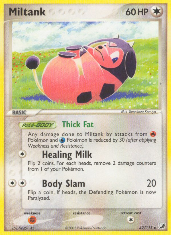 Miltank (42/115) [EX: Unseen Forces] | Silver Goblin