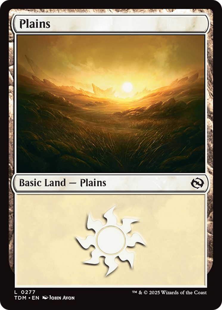 Plains (277) Foil - Tarkir: Dragonstorm