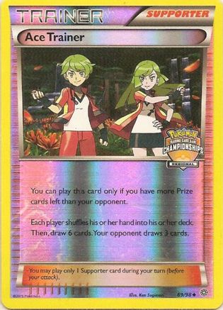 Ace Trainer - 69/98 (Regional Championships) (69) Reverse Holofoil - League & Championship Cards