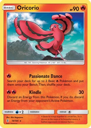 Oricorio (14/145) [Sun & Moon: Guardians Rising] | Silver Goblin