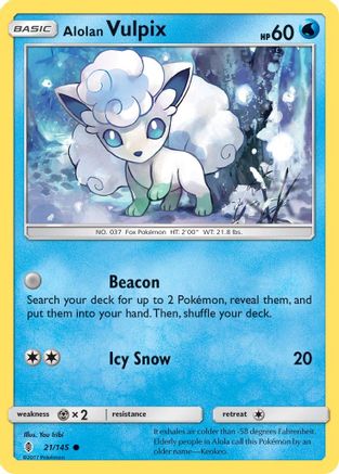 Alolan Vulpix (21) - Guardians Rising