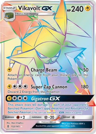 Vikavolt GX (152/145) [Sun & Moon: Guardians Rising] | Silver Goblin