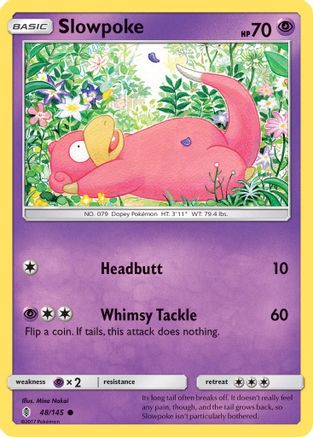 Slowpoke (48/145) [Sun & Moon: Guardians Rising] | Silver Goblin