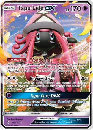 Tapu Lele GX (60/145) [Sun & Moon: Guardians Rising] | Silver Goblin