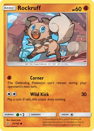 Rockruff (73/145) [Sun & Moon: Guardians Rising] | Silver Goblin