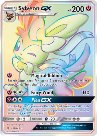 Sylveon GX (158/145) [Sun & Moon: Guardians Rising] | Silver Goblin