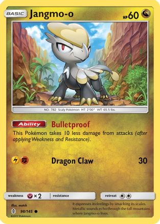 Jangmo-o (98/145) [Sun & Moon: Guardians Rising] | Silver Goblin