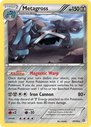 Metagross (49/98) (Theme Deck Exclusive) [XY: Ancient Origins]