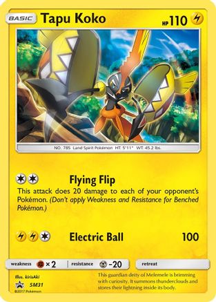 Tapu Koko (SM31) [Sun & Moon: Black Star Promos] | Silver Goblin