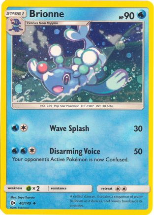 Brionne (40/149) (Cosmos Holo) [Sun & Moon: Base Set] | Silver Goblin