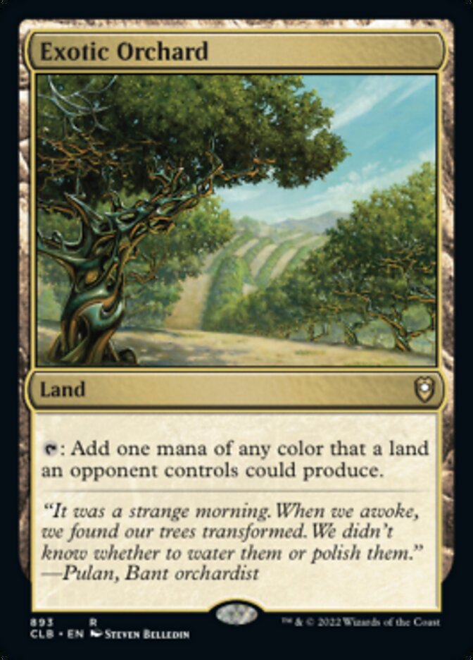 Exotic Orchard [Commander Legends: Battle for Baldur's Gate] | Silver Goblin