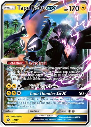 Tapu Koko GX (SM50) [Sun & Moon: Black Star Promos] | Silver Goblin