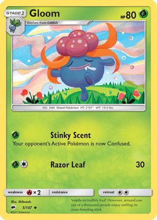 Gloom (5/147) [Sun & Moon: Burning Shadows] | Silver Goblin