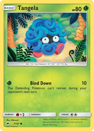 Tangela (7/147) [Sun & Moon: Burning Shadows] | Silver Goblin