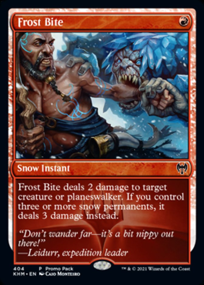 Frost Bite (Promo Pack) [Kaldheim Promos] | Silver Goblin