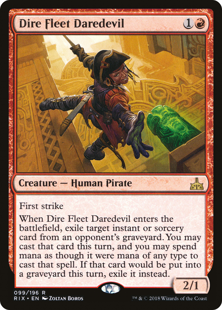 Dire Fleet Daredevil [Rivals of Ixalan] | Silver Goblin