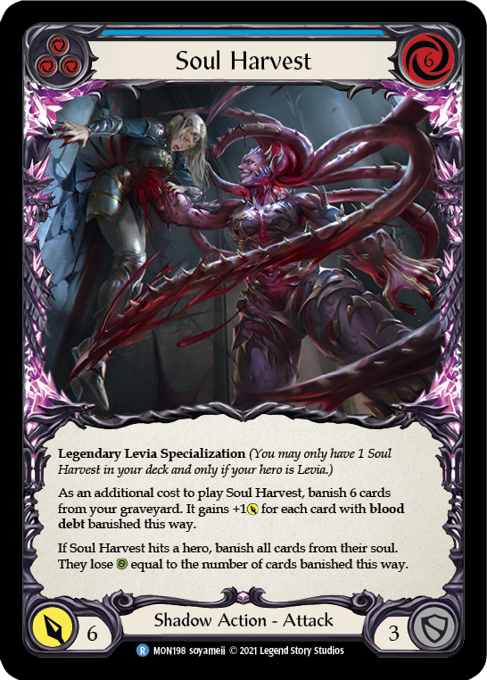 Soul Harvest [MON198-RF] (Monarch)  1st Edition Rainbow Foil | Silver Goblin