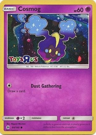 Cosmog (64/149) (Toys R Us Promo) [Sun & Moon: Base Set] | Silver Goblin