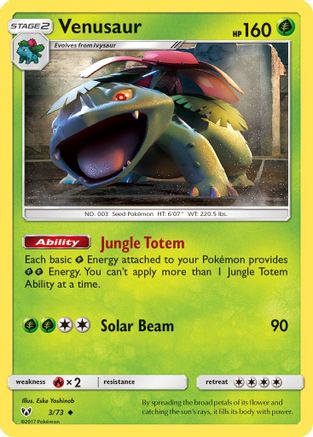 Venusaur (3) - Shining Legends