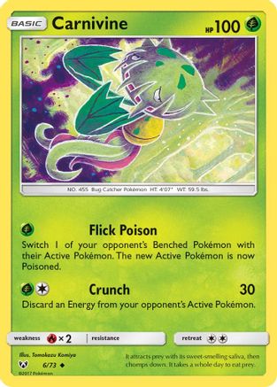 Carnivine (6/73) [Sun & Moon: Shining Legends] | Silver Goblin