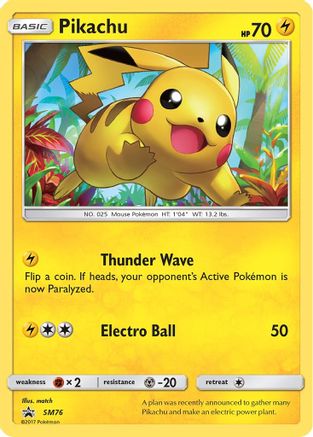 Pikachu - SM76 (SM76) Holofoil - SM Promos