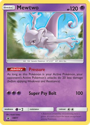 Mewtwo - SM77 (SM77) Holofoil - SM Promos
