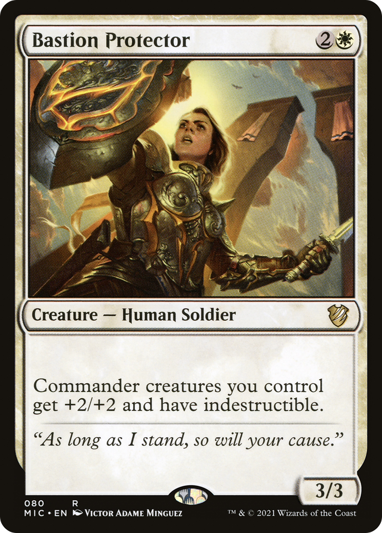 Bastion Protector [Innistrad: Midnight Hunt Commander] | Silver Goblin