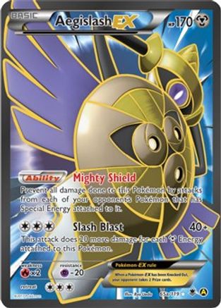 Aegislash EX (65a/119) [Alternate Art Promos] | Silver Goblin