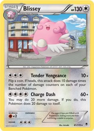 Blissey (81/119) (Cosmos Holo) [XY: Phantom Forces] | Silver Goblin