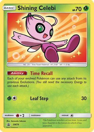 Shining Celebi (SM79) [Sun & Moon: Black Star Promos] | Silver Goblin