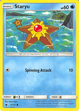 Staryu (15/111) [Sun & Moon: Crimson Invasion] | Silver Goblin