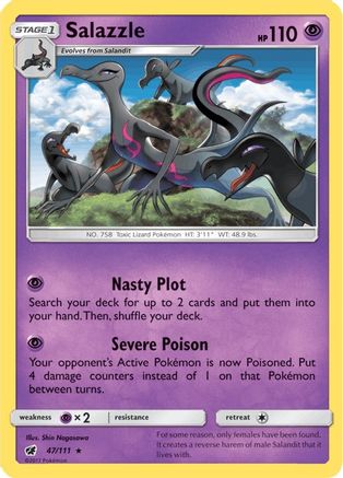 Salazzle (47/111) [Sun & Moon: Crimson Invasion] | Silver Goblin