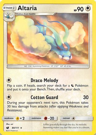 Altaria (80/111) [Sun & Moon: Crimson Invasion] | Silver Goblin