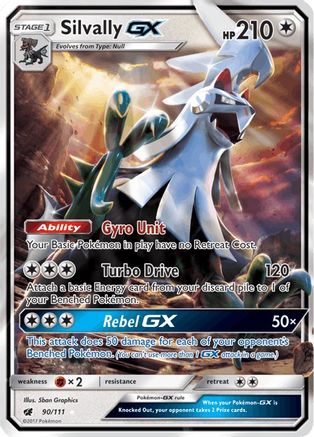 Silvally GX (90/111) [Sun & Moon: Crimson Invasion] | Silver Goblin