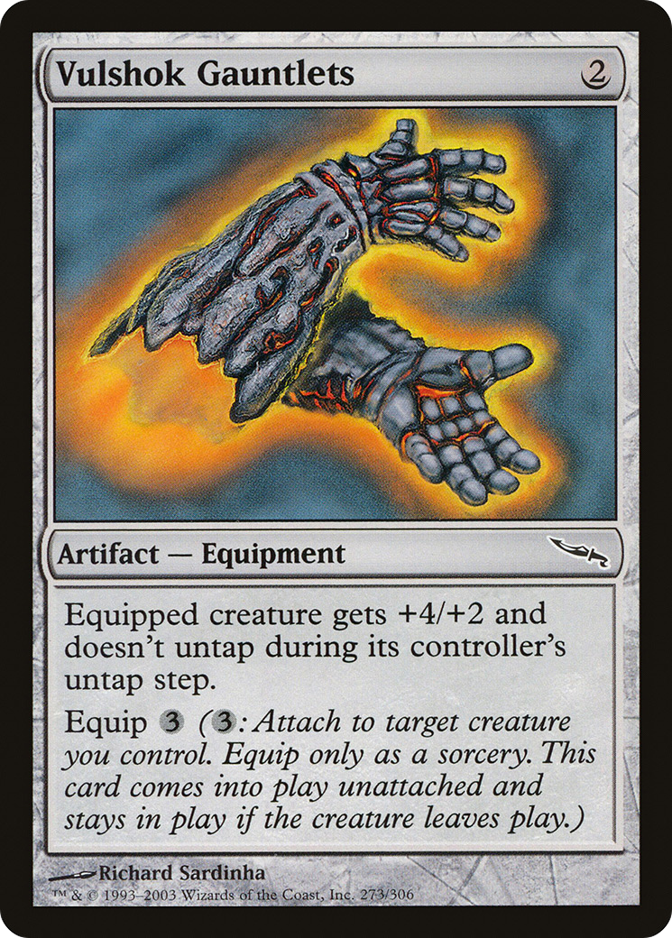 Vulshok Gauntlets [Mirrodin] | Silver Goblin