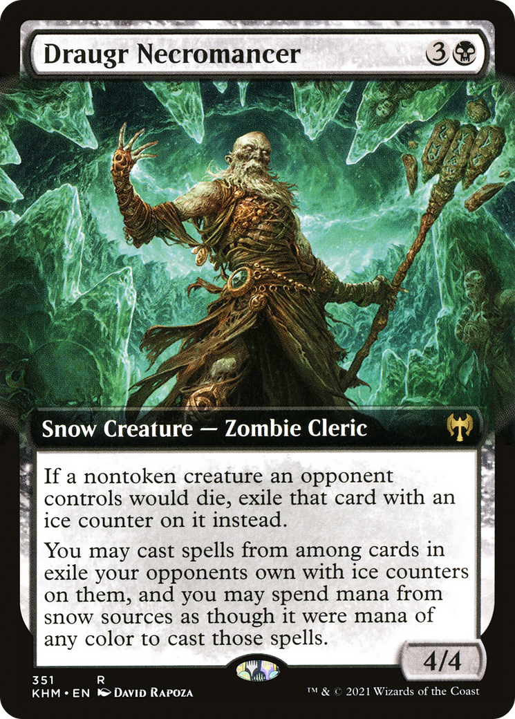 Draugr Necromancer (Extended Art) [Kaldheim] | Silver Goblin