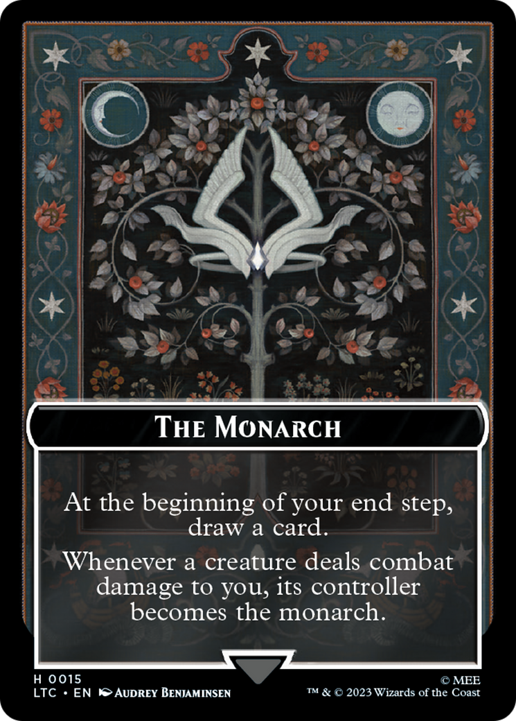 The Monarch // Treasure Double-Sided Token [The Lord of the Rings: Tales of Middle-Earth Commander Tokens] | Silver Goblin