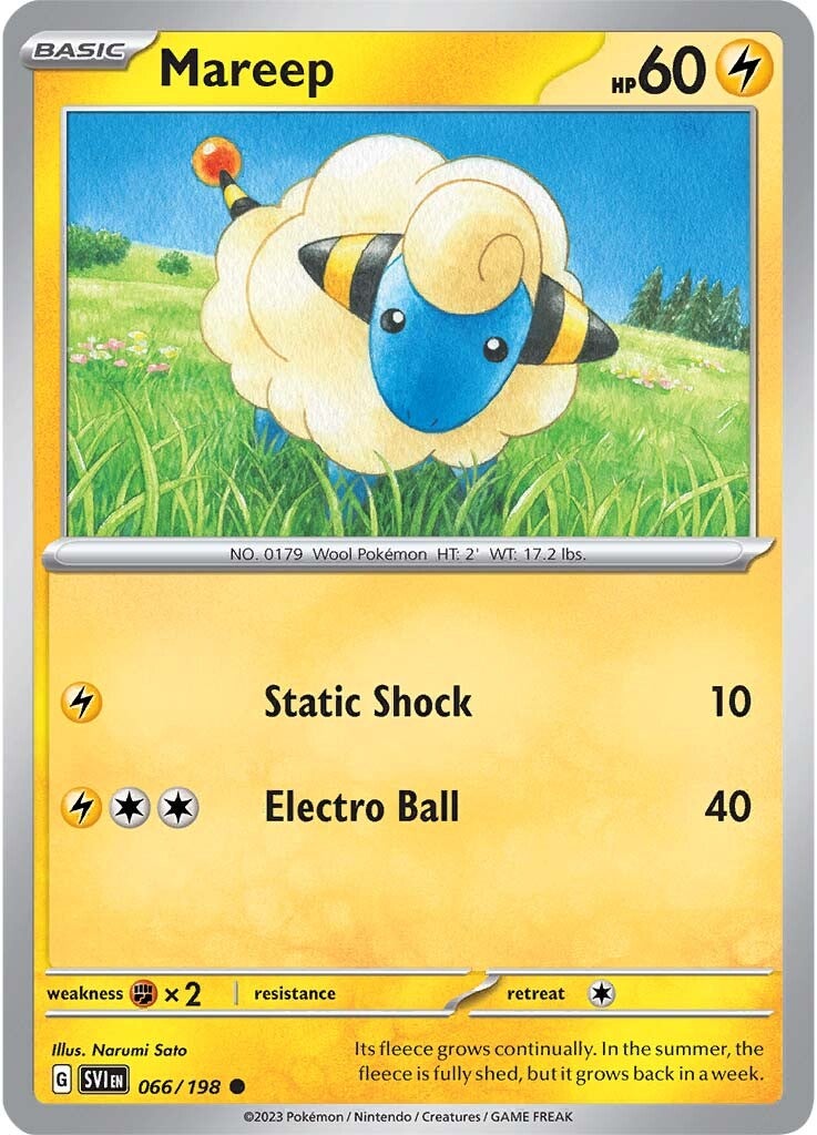 Mareep (066/198) [Scarlet & Violet: Base Set] | Silver Goblin