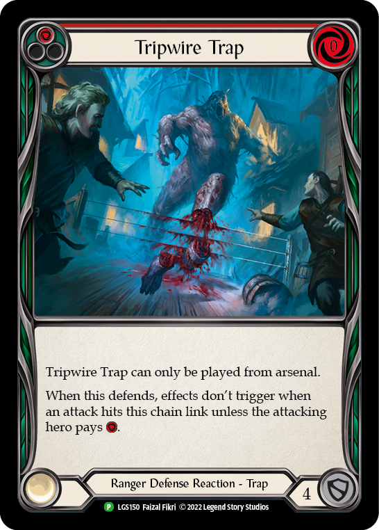 Tripwire Trap (Red) [LGS150] (Promo)  Rainbow Foil | Silver Goblin