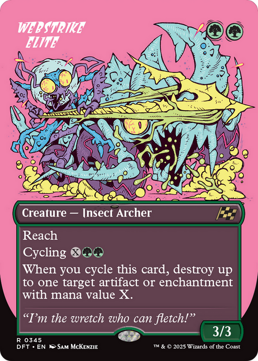 Webstrike Elite (Borderless) Foil (345) - Aetherdrift