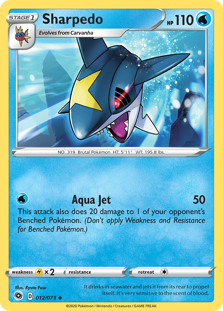 Sharpedo (012/073) [Sword & Shield: Champion's Path] | Silver Goblin