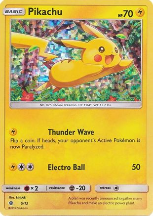 Pikachu (5) Holofoil - McDonalds Promos 2017