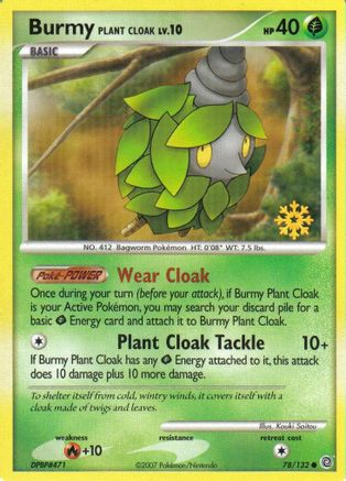 Burmy Plant Cloak (78/132) [Countdown Calendar Promos] | Silver Goblin