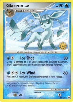 Glaceon (20/100) [Countdown Calendar Promos] | Silver Goblin